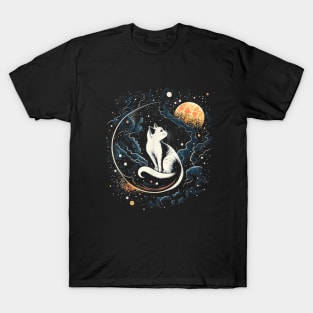 A Galactic Design featuring Space Cat T-Shirt